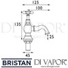 Bristan Trinity Basin Taps Dimensions